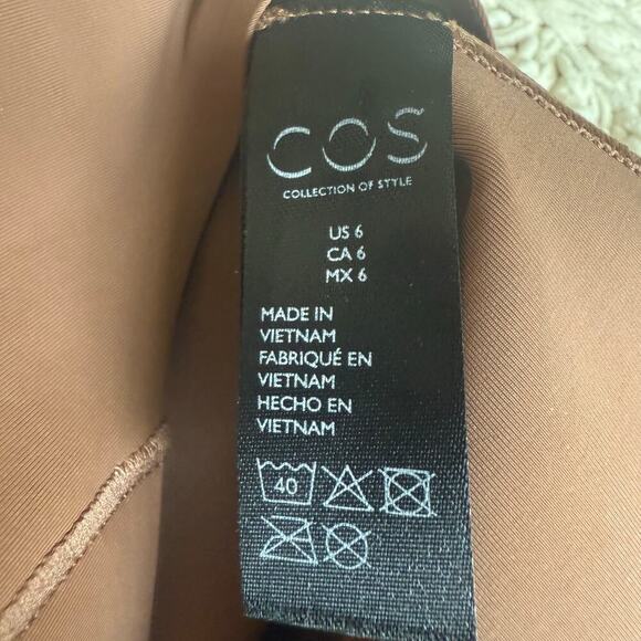 COS Control Bodysuit Size 6 Nude Beige | Sculpting Shapewear Neutral Minimalist - Picture 6 of 8